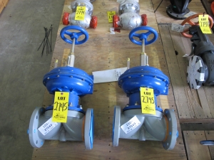 LOT (2) VALVES, RELIEF TYPE, 1-1/2" X 3" SIZE, CS MATERIAL, ASME VIII SPECIFICATION, JOS STYLE, SOFT SEAT TRIM, EPR 80 DUROMETER SOFTGOODS, 75 PSIG SET PRESSURE RATING, 150# RF FLANGE CONNECTIONS. GAS SERVICE WITH EPR O-RING SEAT ASME VIII "UV" STAMPED. PART # 1-1/2H3 JOS-15-D WITH EPR, PART # SEE DESCRIPTION (W-51) LOADING & HANDLING FEE $15-